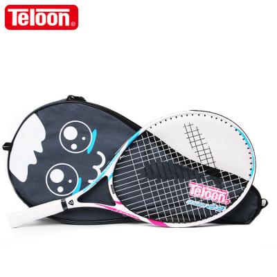 China For 7-9 Years Old Teloon Kids/Kids Tennis Racket One Piece Carbon Aluminum Alloy Children 23 Inch for sale