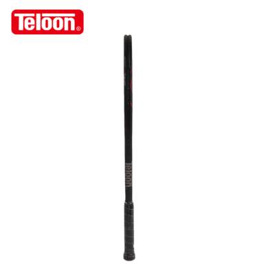 China Professional Composite Player Tennis Racket Teloon 100% Carbon Black Warrior 2 For Professional Player for sale