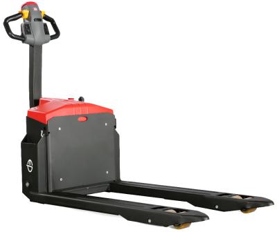 China Hot Selling Hotel PE Electric Pallet Truck 1.5 Ton Electric Pallet Jacks for sale