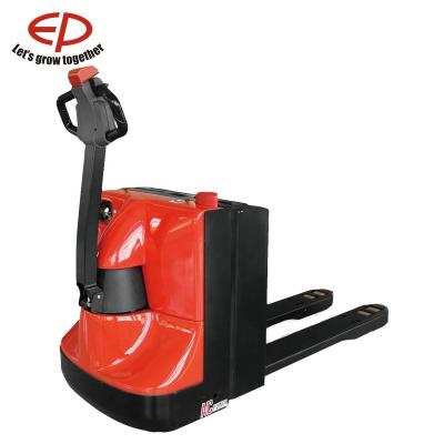 China 2.0 Ton Extra Long Battery Operated Pallet Truck Electric Pusher 1-10T for sale