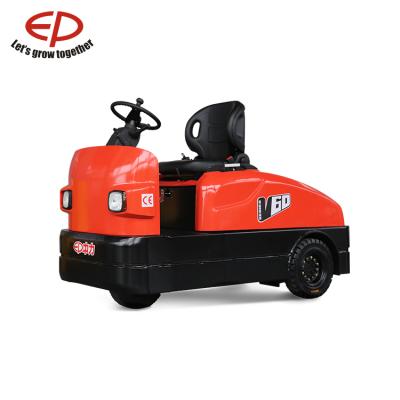 China Super Hot Selling QDD60TS-C Super Tow Electric Tow Tractor 6 Tons PE Capacity Silent Operation Hotels PE for sale