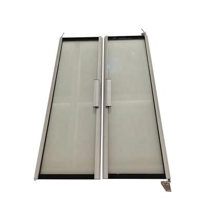 China Green Healthy Vertical Upright Upright Cooler Beverage Refrigerator Frame Single-temperature Aluminum Alloy Glass Door for sale