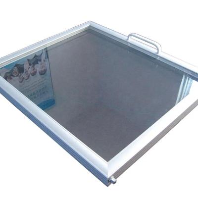 China Outdoor Popular Cooler Design Buffet Fridge Freezer Glass Door for sale