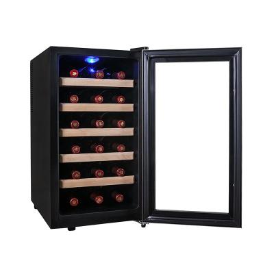 China Hotel Mini Silk Printing Glass Door For Wine Cooler for sale