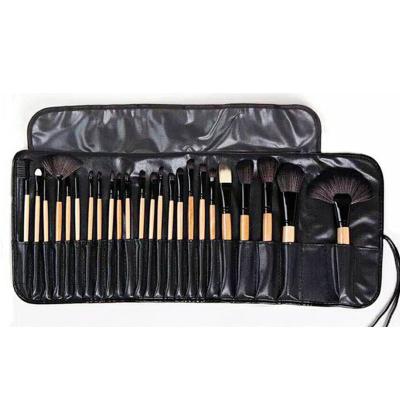 China Synthetic Fan Brush Hair Cosmetic Brush With Bag Makeup Set Brush For Women High Quality 24pcs Private Label Plastic Handle Makeup Brushes for sale