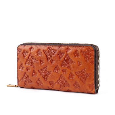 China Wear-resistant Multi-functions Long Style Women Pinch Large Capacity Smart Ladies Wallet Money Clip Leather Wallets for sale