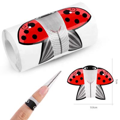 China Nail Art Gel Painting Gradient Cheap Strong Nail Extension Form Sticker Drive Smart Nail Forms for sale