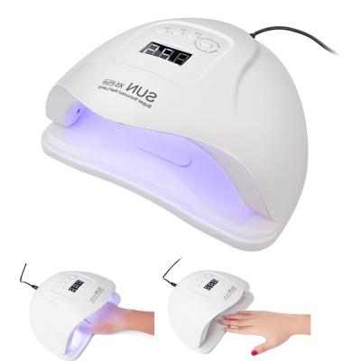 China Led nail dryer, equipped with professional 4 timers 80w 2 UV gel nail kerosene lamp for sale