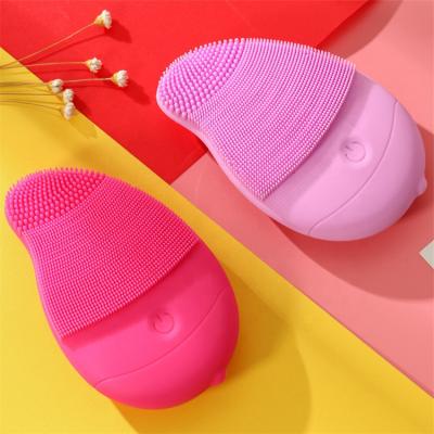 China Mini USB Rechargeable DEEP CLEANING Facial Cleanser Sweep Silicone Face Remover Waterproof Silicone Face Brush for sale