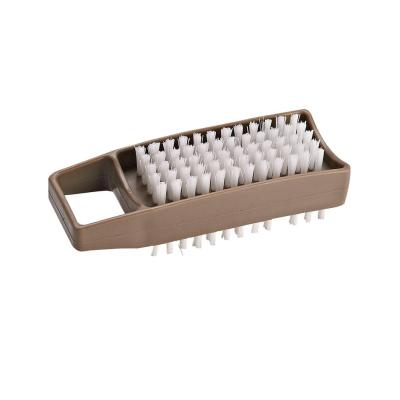 China Double Sided NAIL Cleaning Scrub Brush Handle Plate Brush Natural Wood Floor Brushed for sale