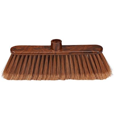 China Home Plastic Broom Head With Protective TPR Rubber Soft Head Broom for sale