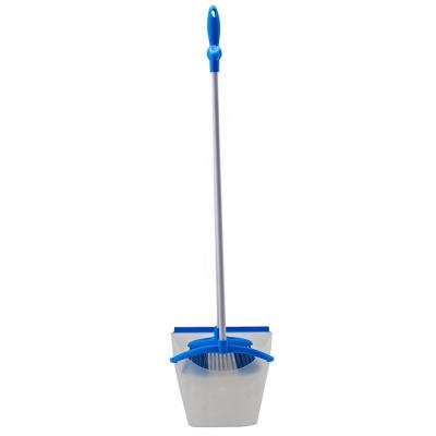 China BILLY Wholesale New Design Plastic Long Handle Home Broom And Dustpan With Handle for sale