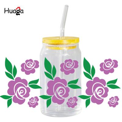 China Huaga Dtf 16oz Waterproof Custom UV Mug Wrap Self Adhesive Sticker For Mugs for sale