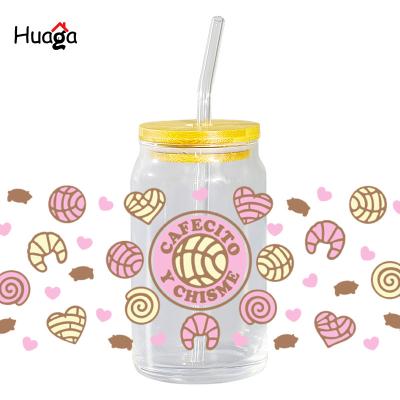 China Low MOQ Huaga DTF Valentine's Day Waterproof UV Mug Wraps For Any Size for sale