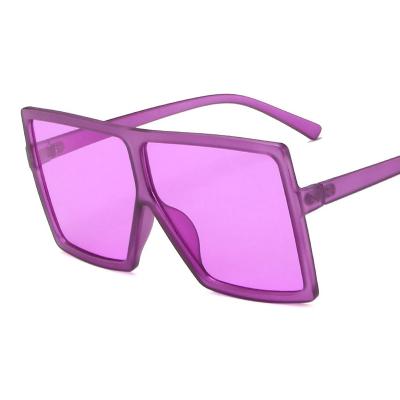 China 2021Trendy Women's Oversized Sunglasses Anti-ultraviolet Fashion Vintage Sunglasses Sun Glasses Retro Luxury for sale