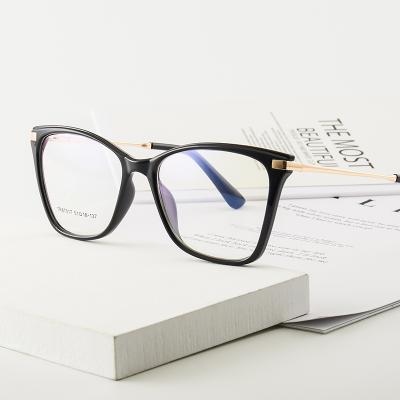 China Fashion Blue Blocking Optical Frames Computer Glasses Women Design Computer Glasses Frames Anti Glass Metal Wholesale Blue Light Frame for sale