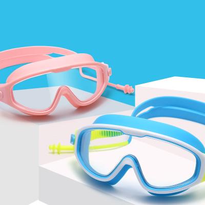 China Anti Fog Swimming Goggles For Kids Children Swimming UV Anti Fog Anti Gog Goggles Wide Sight Scratch Free for sale