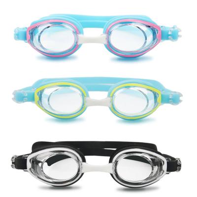 China Factory Sale Kids Boys Girls Anti Fog Swimming Goggles Warm Waterproof Silicone Swimming Goggles For Kids for sale