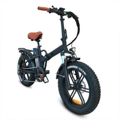 China Wuxi Aluminum Alloy United Velomobile 2021 Coolest ebike On Most Tire Electric Fat Bike Affordable Folding Full Suspension All Terrain for sale