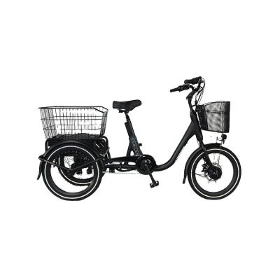 China Wholesaler standard adults alloy elektrische electric bakfiets sight tricycle family electric cargo bikes for sale