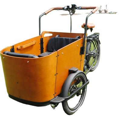 China 48V 250W 7 Speed ​​Family Cargo Bike 3 Wheels Pedal Assist Delivery Dutch elektrische elektrische bakfiets for sale