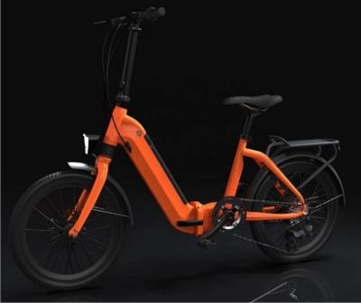 China Aluminum Alloy Down Tube Hidden Battery Mid Tube Hidden Battery 500We Bikes 2021 Adult Foldable Electric Bike for sale