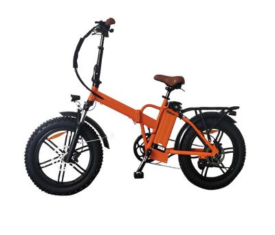 China Foldable Electric Bicycle E-Bike Fat Tire Aluminum Alloy Foldable Electric Bicycle Lithium Battery 7 Speed for sale