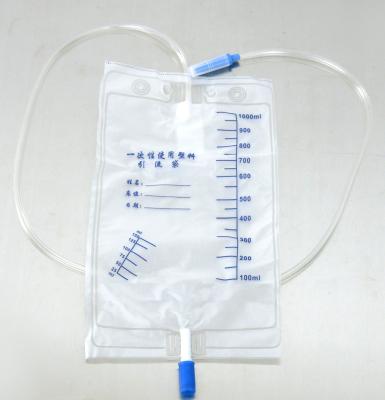 China Anti-reflux design urine bag with push valve / cross valve for sale