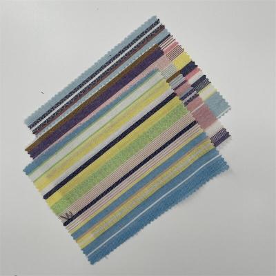 China Sustainable Stripe Shirt Checked Yarn Dyed Woven Polyester TC Fabric for sale