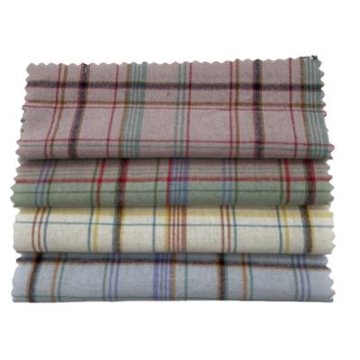 China QUICK DRY Manufacturer's Cotton Yarn Dyed Diagonal HERRINGBONE PLAID TARTAN New Fashion Shirting Fabric Spring Summer for sale