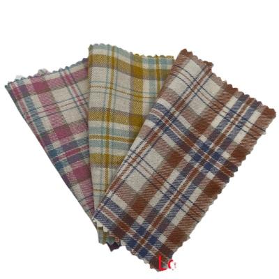 China Abrasion-Resistant Manufacturer's Cotton Yarn Dyed Diagonal HERRINGBONE PLAID TARTAN New Fashion Shirting Fabric in Spring and Summer for sale