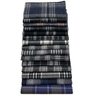 China Abrasion-Resistant Polyester Cotton Yarns Dyed Colorful Plaid Fabric Fall And Winter Brushed Fabric for sale