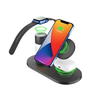 China Product Trending 15W Mobile Phone Tablet Charging 2022 Detachable 4 in 1 Touch Lamp Magnetic Wireless Charger Fast Charging Stand CO183 for sale