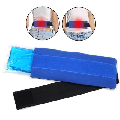 China Sports Hot Rehab Heatable Gel Wrap is reusable and can be frozen, heated or microwave dried. It can be used on ice pack for sale