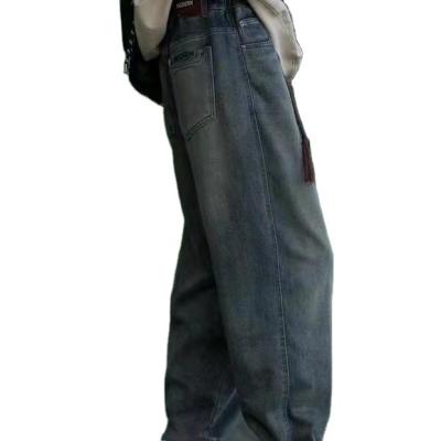 China Other Autumn New baggy wide le jeans pantsg blue denim pantsnew for sale