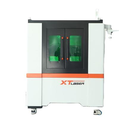 China Water Cooled Economic Glass Sheet 70w Fiber Laser Cutting Machine for sale