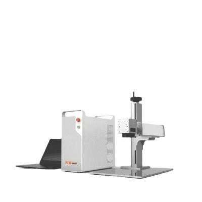 China Air-cooled colored fiber laser spotting machine pedb-400c for sale