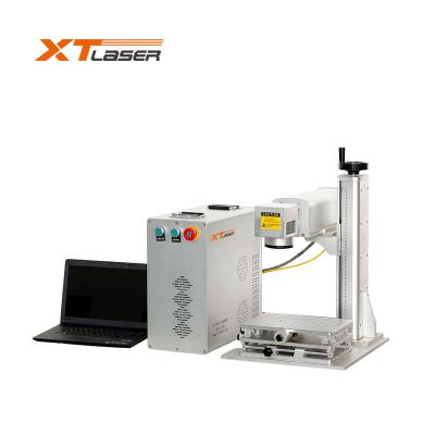 China Laser 20w 30w 50w Portable Air Cooled Mini Fiber Laser Marking Machine from XT for sale