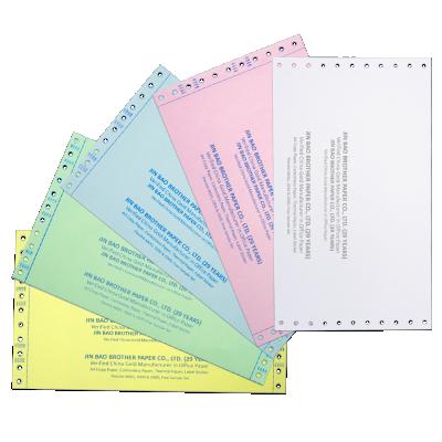 China Dot Matrix Machine Carbonless Paper for Computer State Continuous Listing Paper 1-7parts 240mmx280mm Dot Matrix Paper for sale