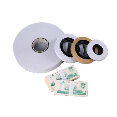 China Machine Packing Machine Professional Maker Note Binding Tape Money Tape Paper for Banknote and Note Package Binding Machine Binding Machine for sale