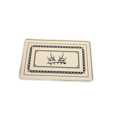 China Office factory direct sublimation custom printing cute door mat for sale