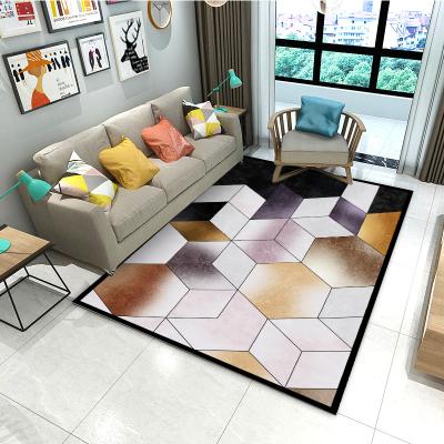 China Home Thickness 3.5mm Custom Design Single Floor Mat PVC Area Rugs for sale