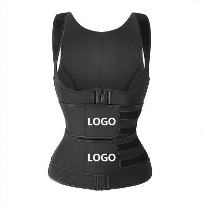 China New Design Eco-friendly Latex Vest Belly Tuck Top Waist Trainer Plastic Support Belt for sale