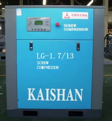 China 15Kw 61CFM Stationary Screw Air Compressor , Silent Air Compressor for sale