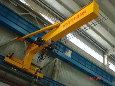 China Compacted Frame Wall Traveling Truck Jib Cranes For Fitting & Fabrication Workstation for sale