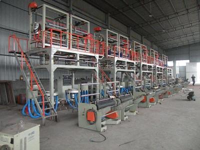 China Niederdruck-Polyäthylen-Plastikfolienblasen-Maschine mit dem Inverter gesteuert zu verkaufen