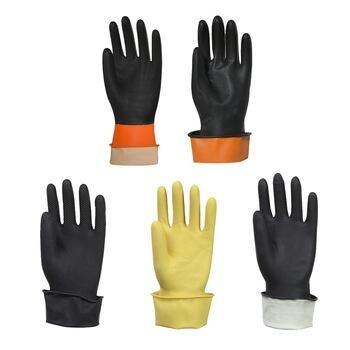 China Industrial Work Latex Industrial Gloves With Logo for sale