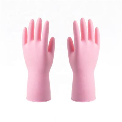 China Yellow latex washable gloves household raw meat gloves touchntuff rubber gloves for sale