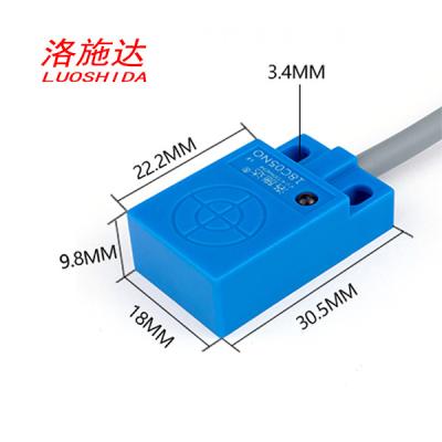 Cina Tipo non a livello piano di plastica sensore del quadrato di Q18C di prossimità con il tipo di cavo in vendita