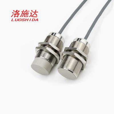 China 20-250VAC Cylindrical Two Wire Inductive Proximity Sensor M30 Metal Tube For Position Detector for sale